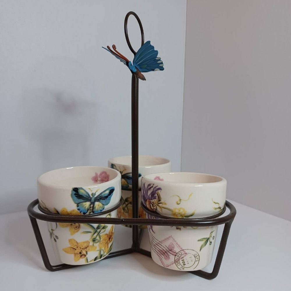 Yankee Candle Ceramic and Metal Votive Holder